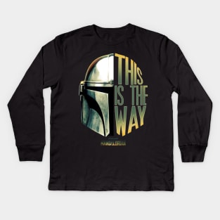 The way is Helmet Kids Long Sleeve T-Shirt